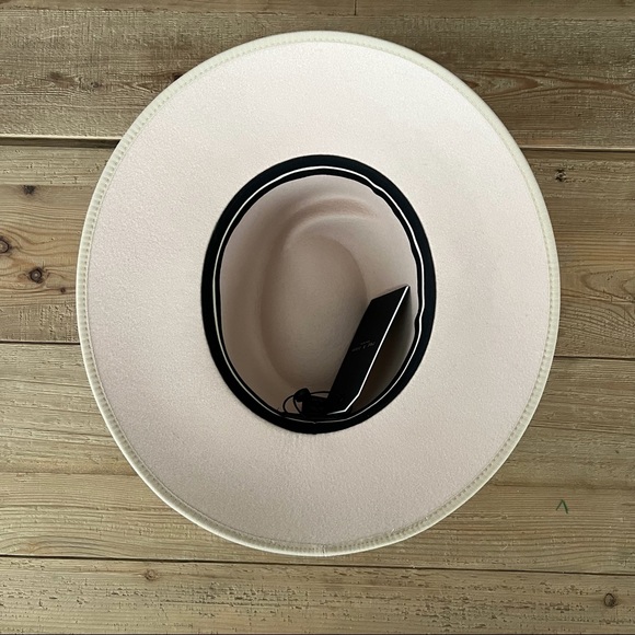 Rag & Bone Zoe Wool Fedora Hat Ribbon Trim Size Large NWT - Picture 3 of 6